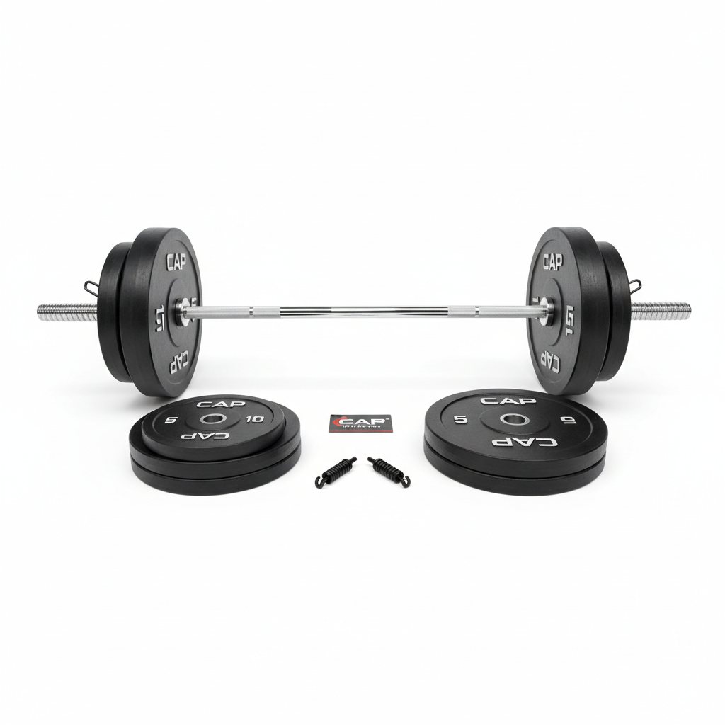 CAP Barbell Olympic Weight Set 110lbs