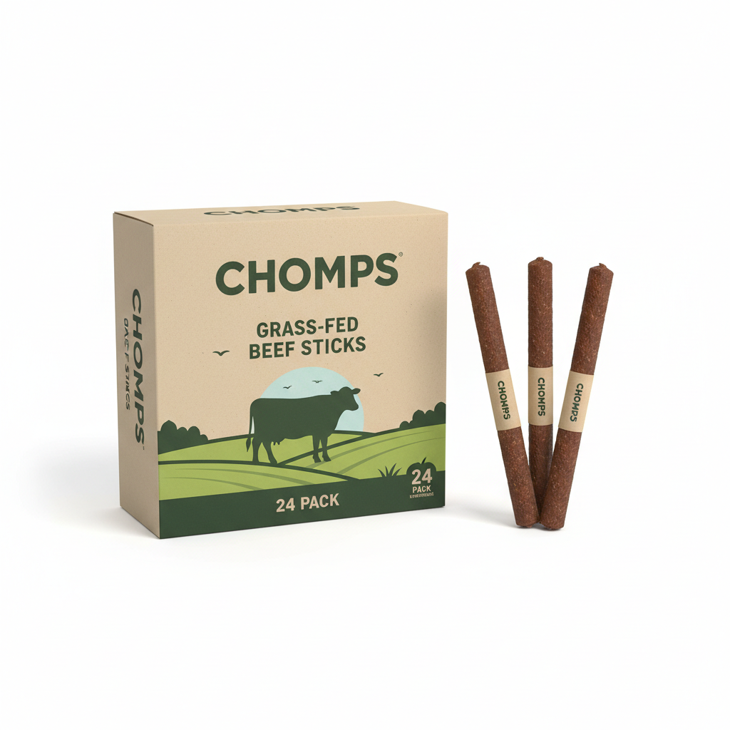 Chomps Grass-Fed Beef Sticks (24pk)