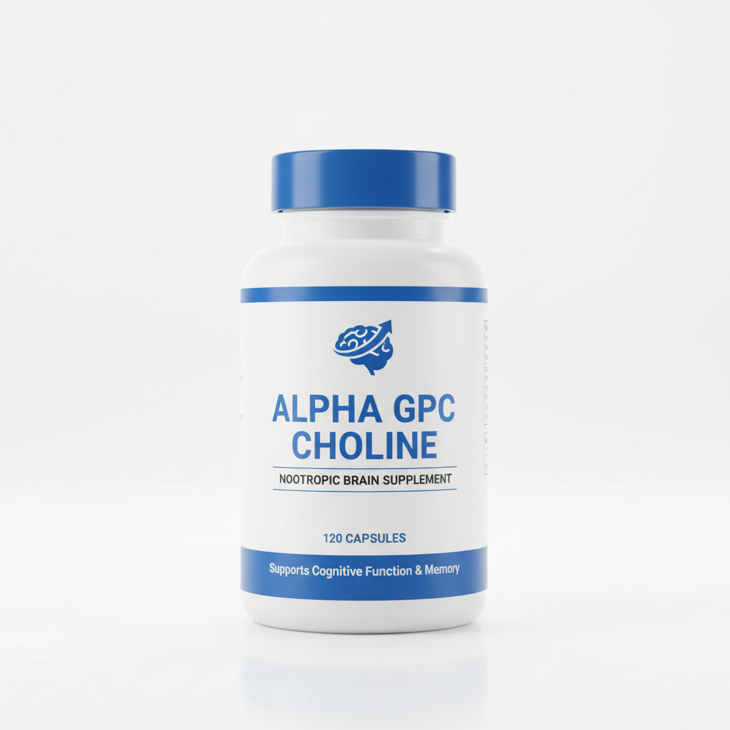 Alpha GPC Choline + BioPerine – 120 Capsules