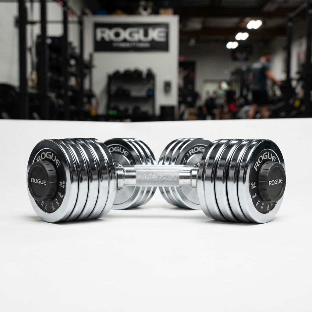 Rogue Fitness Adjustable Dumbbells – 5-50 lbs