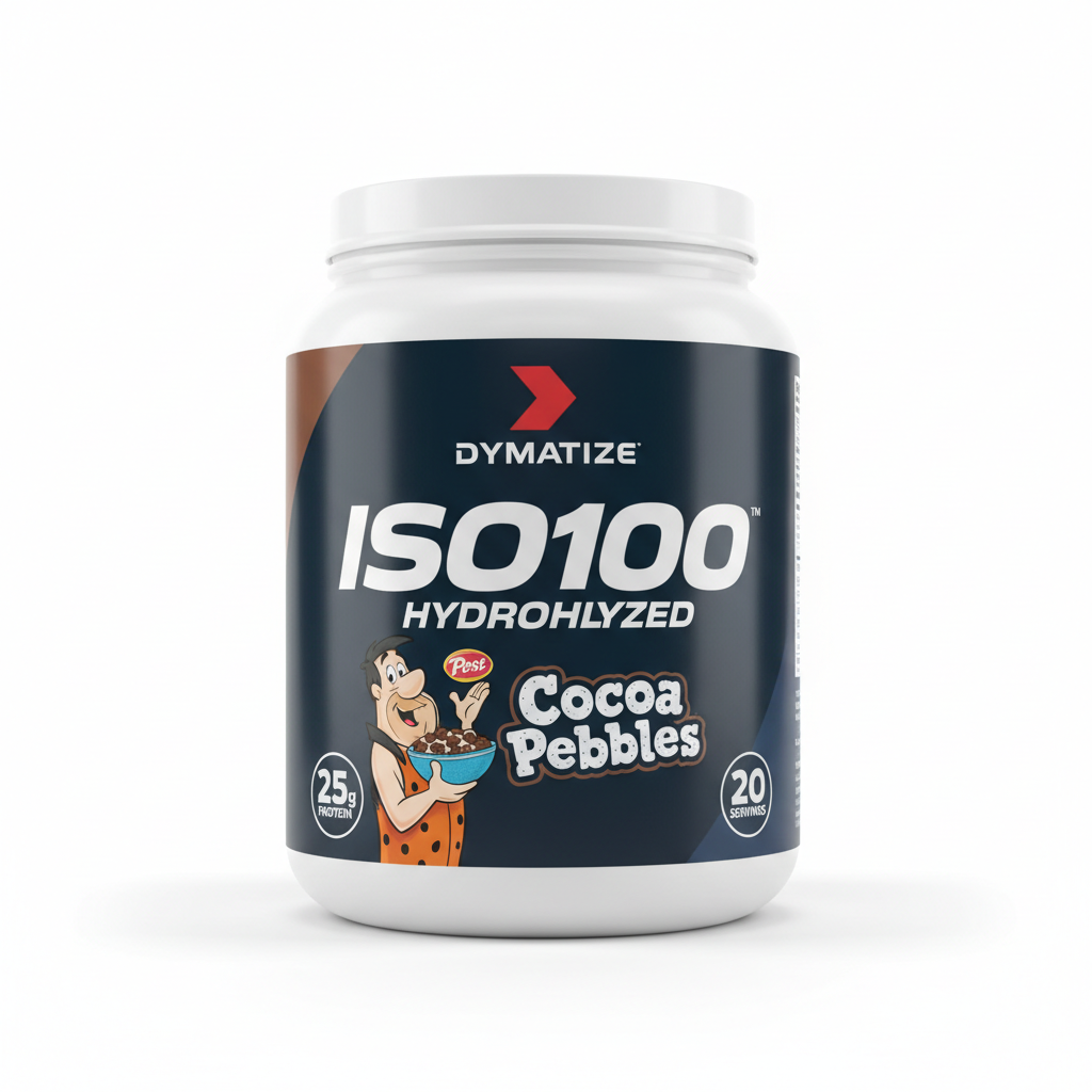 Dymatize ISO100 x Cocoa Pebbles Whey Protein Isolate – 25g Protein, 20 Servings