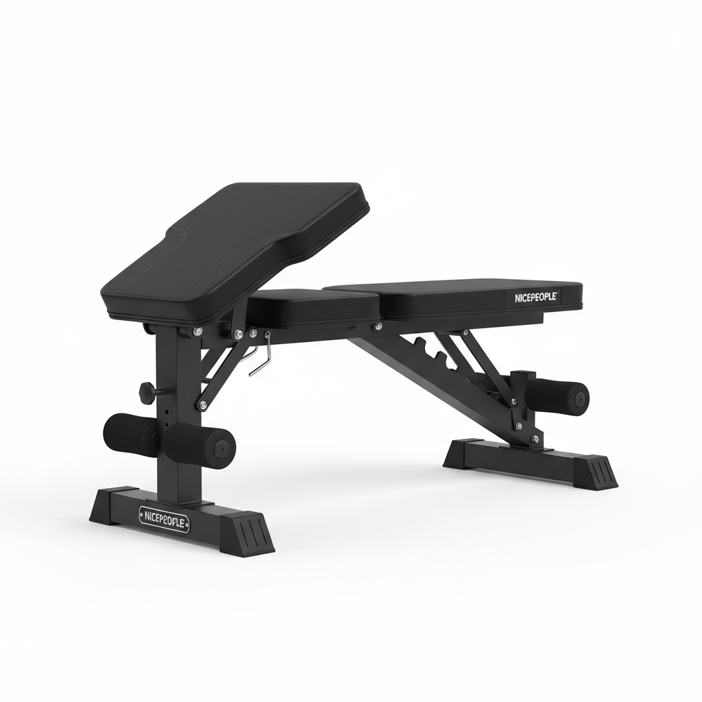 NICEPEOPLE Adjustable Weight Bench – 660 LB Capacity