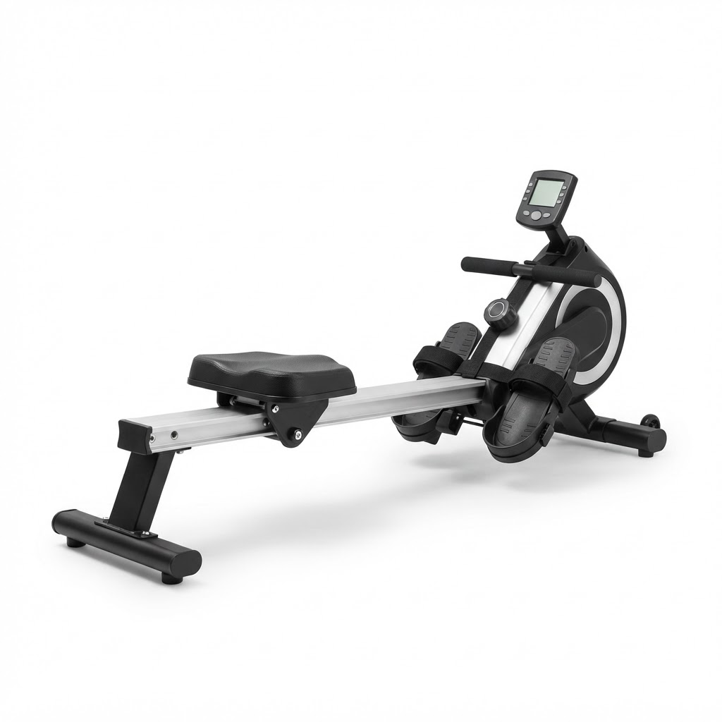Compact Foldable Magnetic Rowing Machine for Home