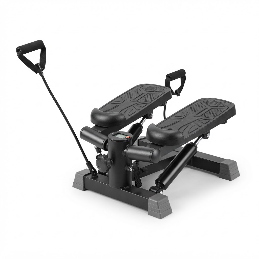 Mini Stepper with Resistance Bands