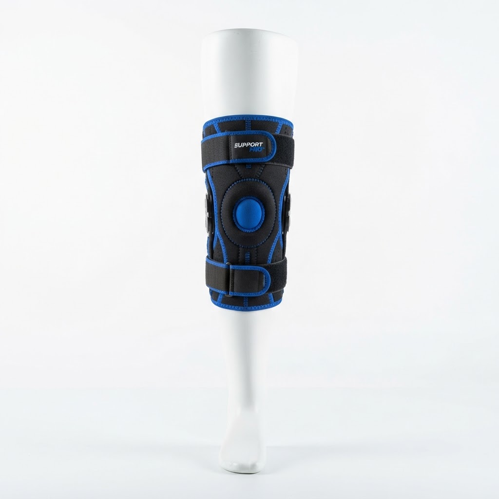 Compression Knee Brace with Support Straps