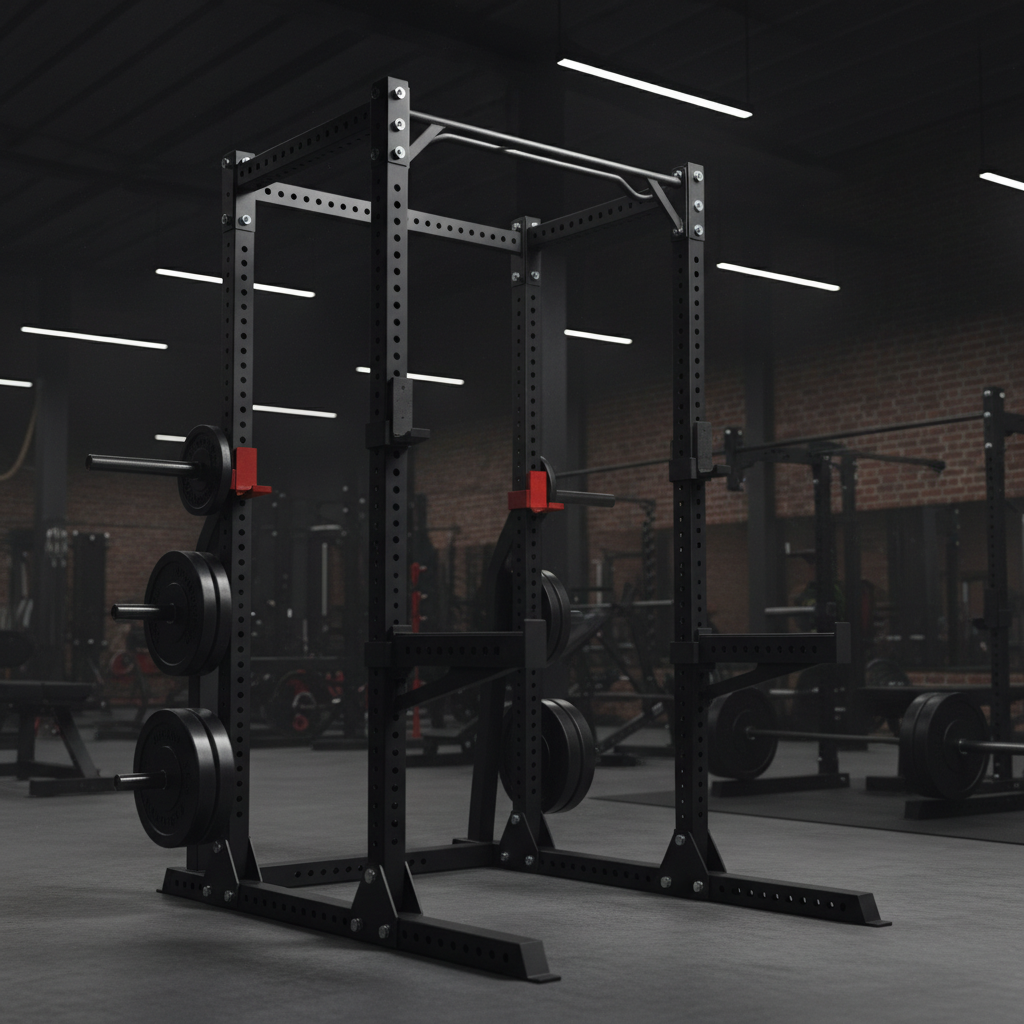 Body-Solid Powerline PPR1000 Power Rack – Steel Squat Cage, J-Cups & Safety Pipes