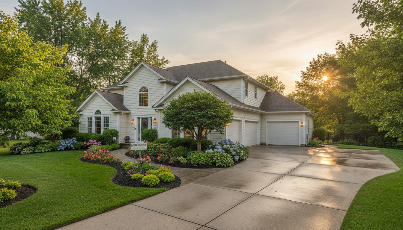 Clean home exterior