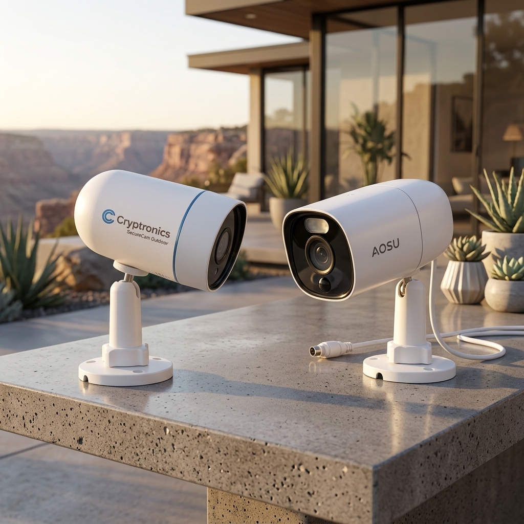 Cryptronics vs AOSU: Smart Doorbells, Cameras & No-Subscription Security comparison image