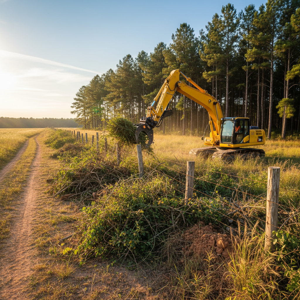 Fence Line Clearing