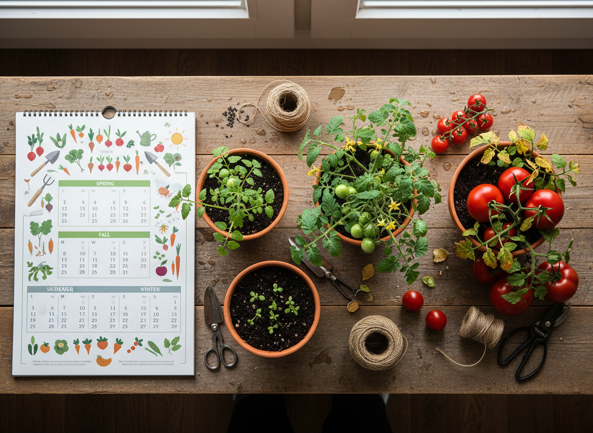 When Growing Tomatoes: The Complete Timing & Scheduling Guide
