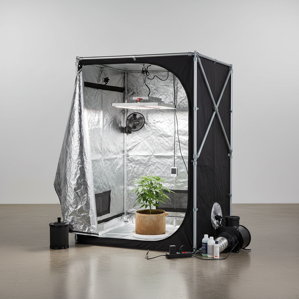 Grow Tent with Frame (2x2x5ft)