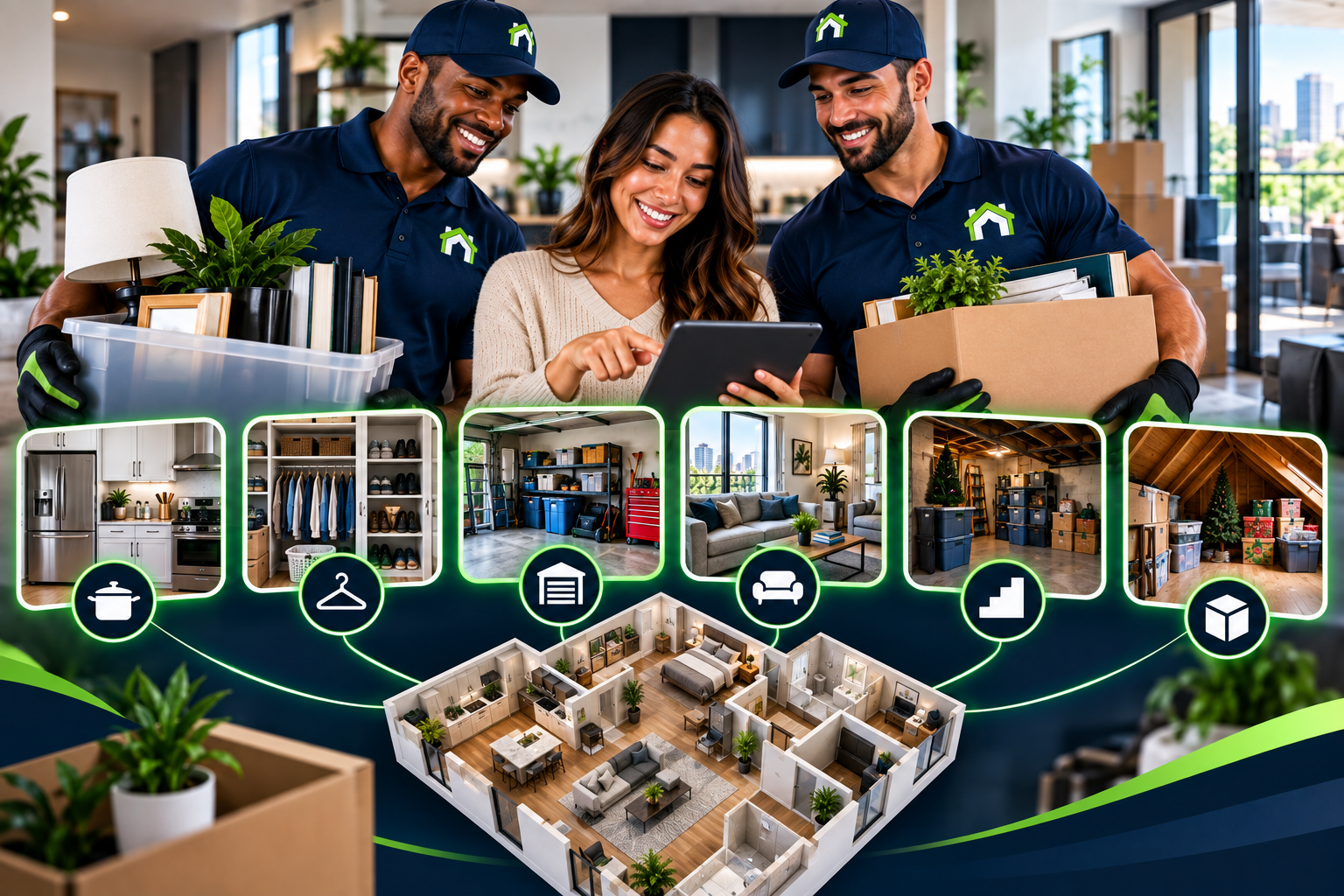 CleanOutz Zone™ — approved small-space zones mapped to a floor plan, bundled for transparent pricing.