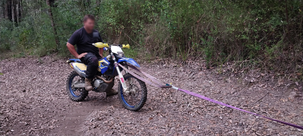 Dirt bike recovery