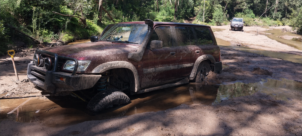 Mud bogged Patrol