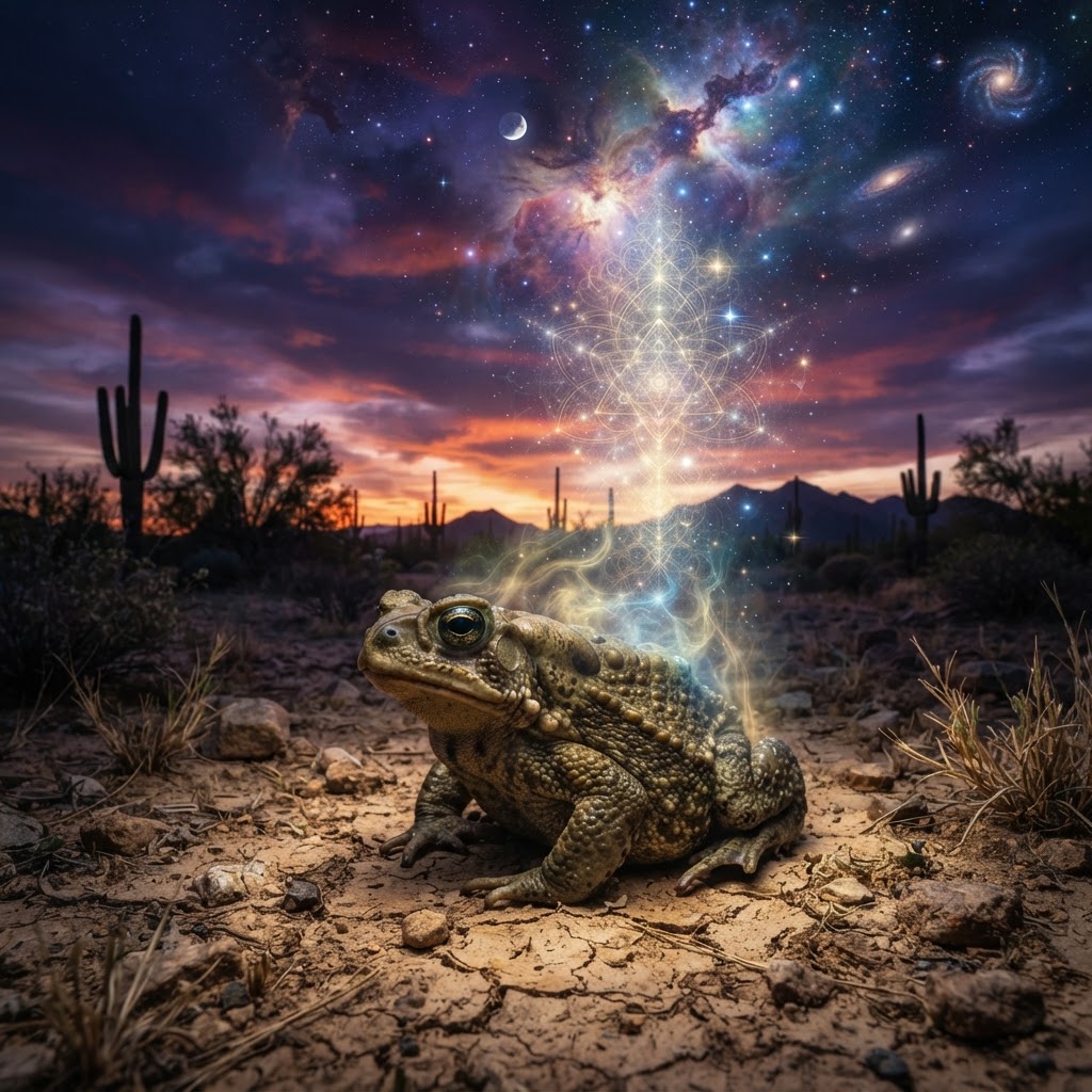 Bufo Alvarius: El Viaje a la Unidad a través de la Medicina del Desierto y la 5-MeO-DMT