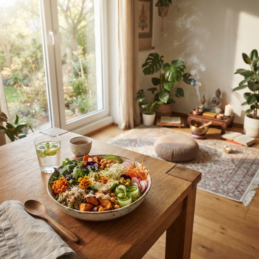 Alimentación Consciente y Vegana: Nutriendo el Cuerpo para el Despertar del Espíritu