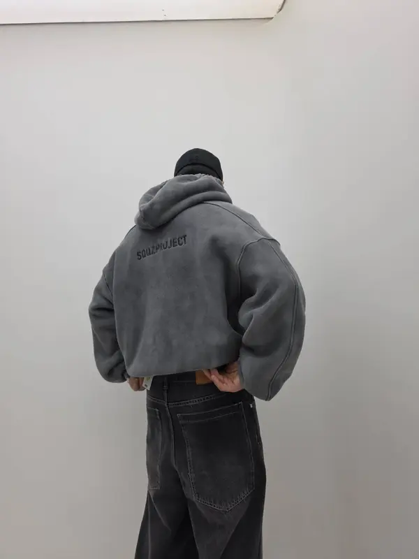 Private label hoodie with custom embroidery
