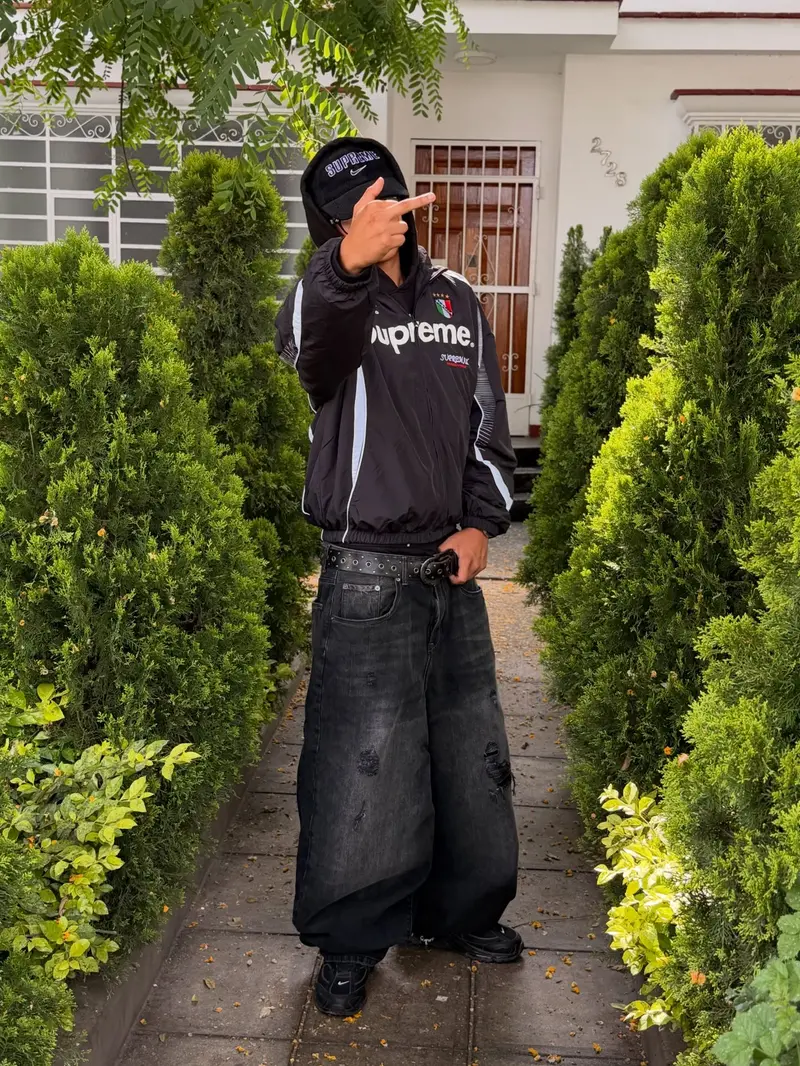 Supreme Branded Windbreaker Streetwear