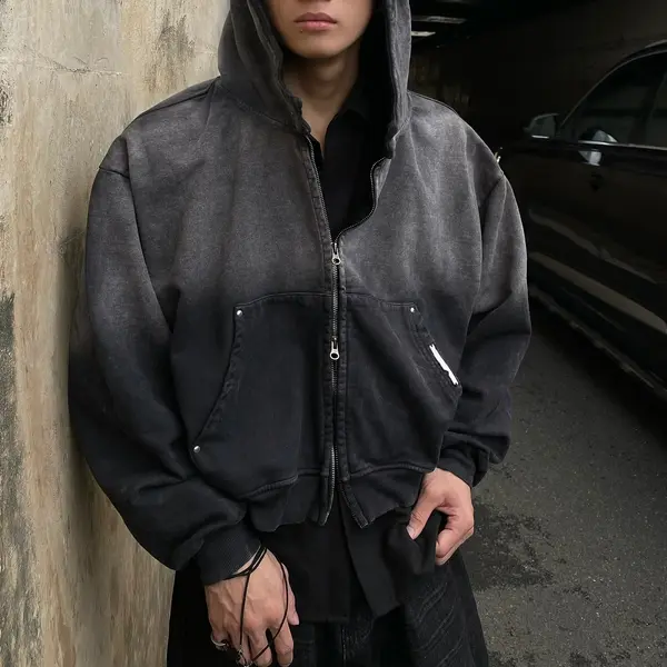 Oversized hoodie manufactured by Jaman Apparel