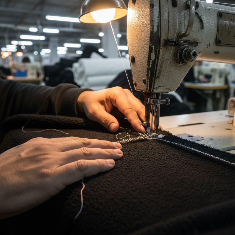 Jaman Apparel garment manufacturing worker