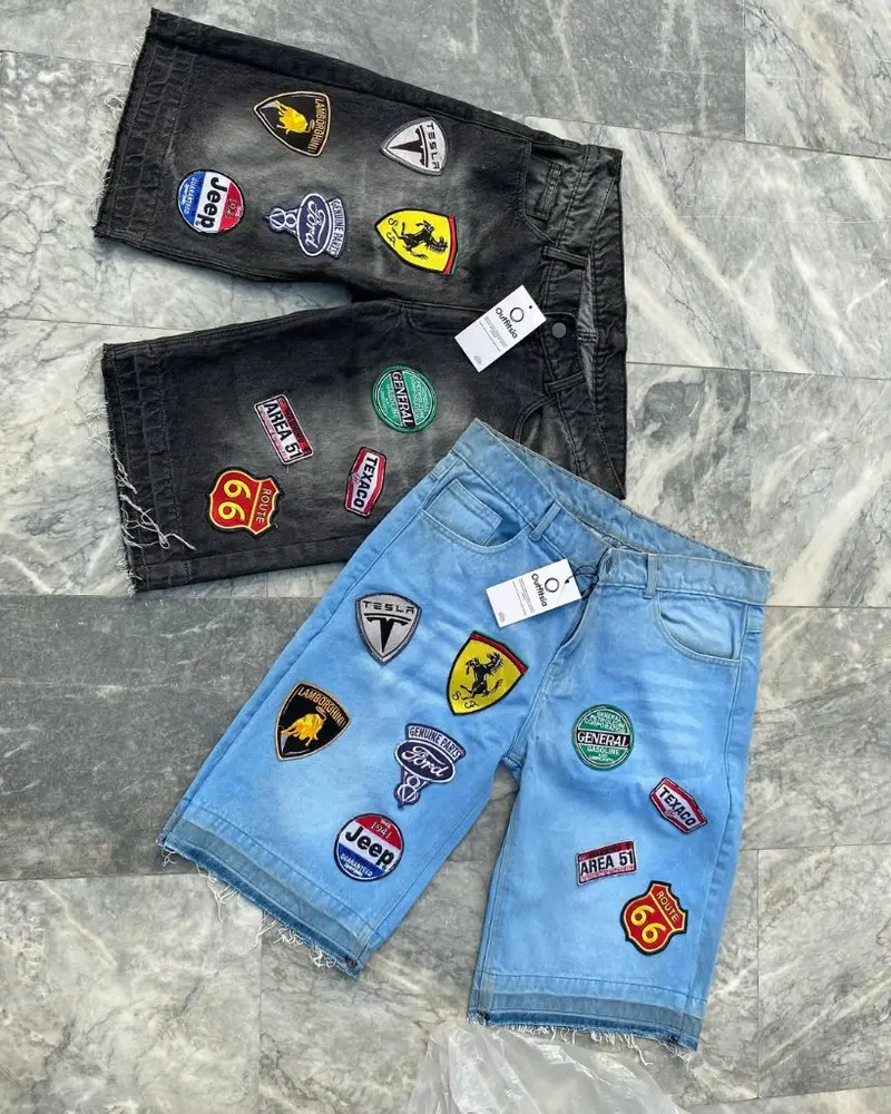 Outfitsia Patch Shorts — Both Colourways