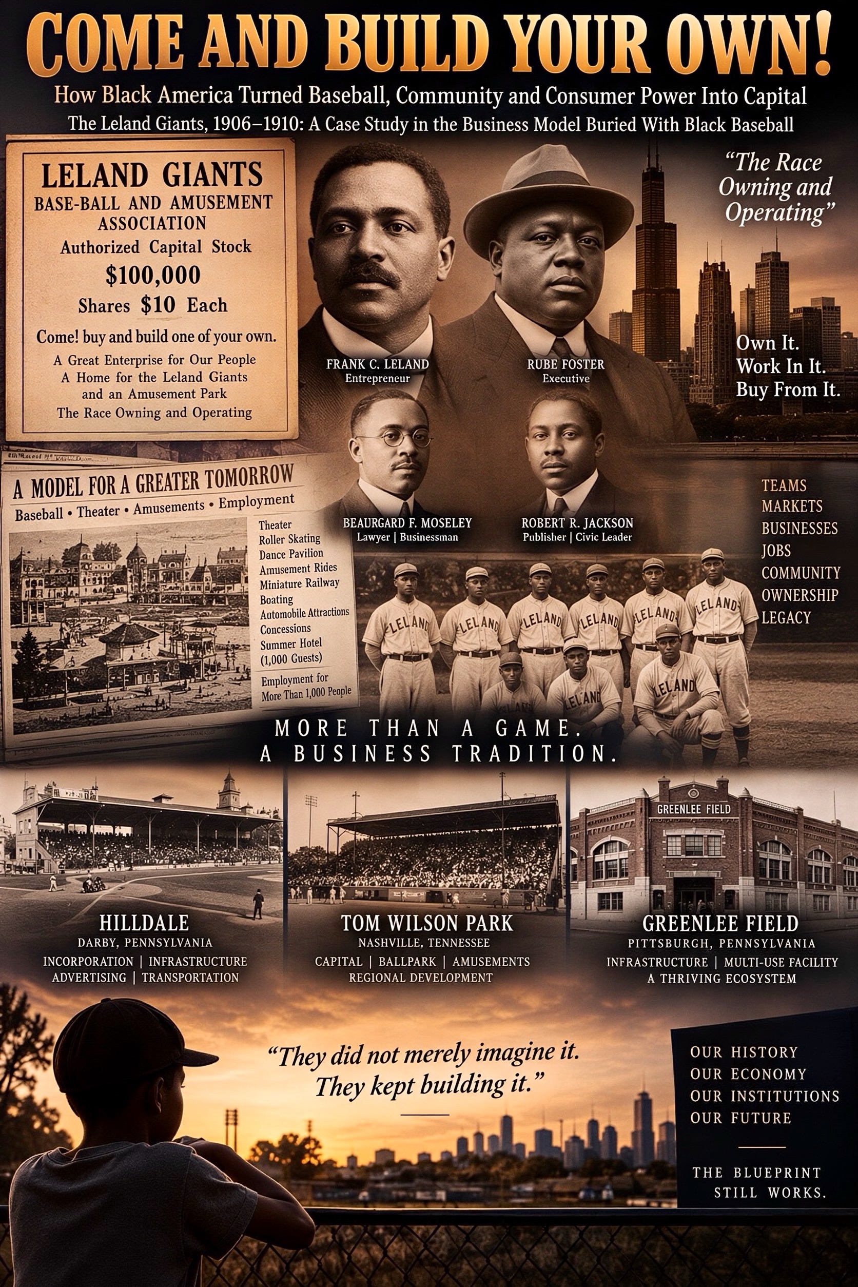 Come and Build Your Own — Leland Giants Blackball Journal Feature, 2026