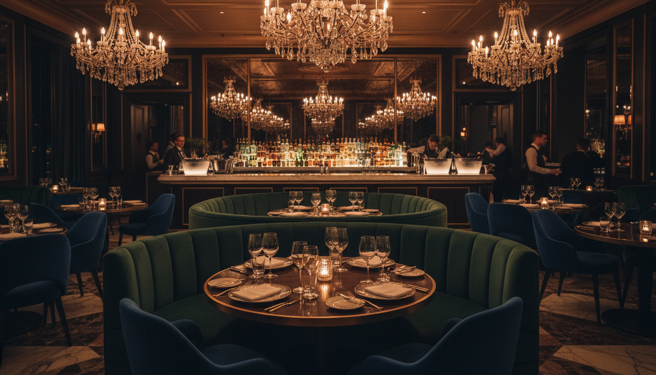 Luxurious hospitality venue interior