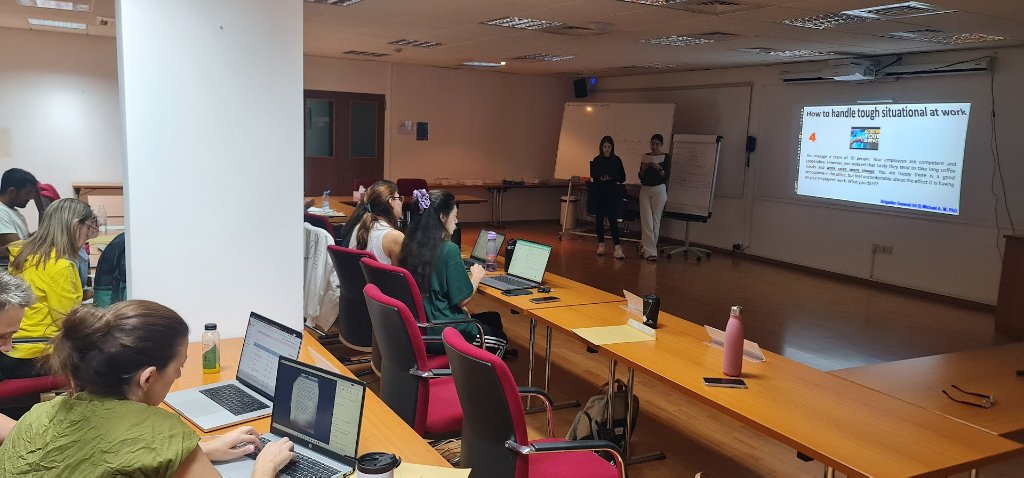 Leadership mentoring session - Michael A. Michalakis PhD executive training Cyprus