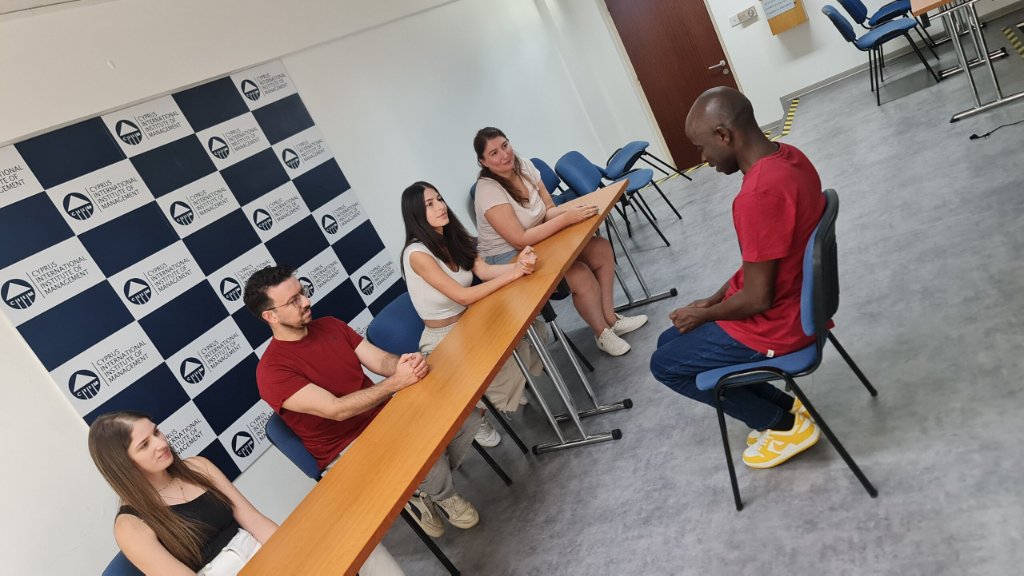 Leadership mentoring session - Michael A. Michalakis PhD executive training Cyprus