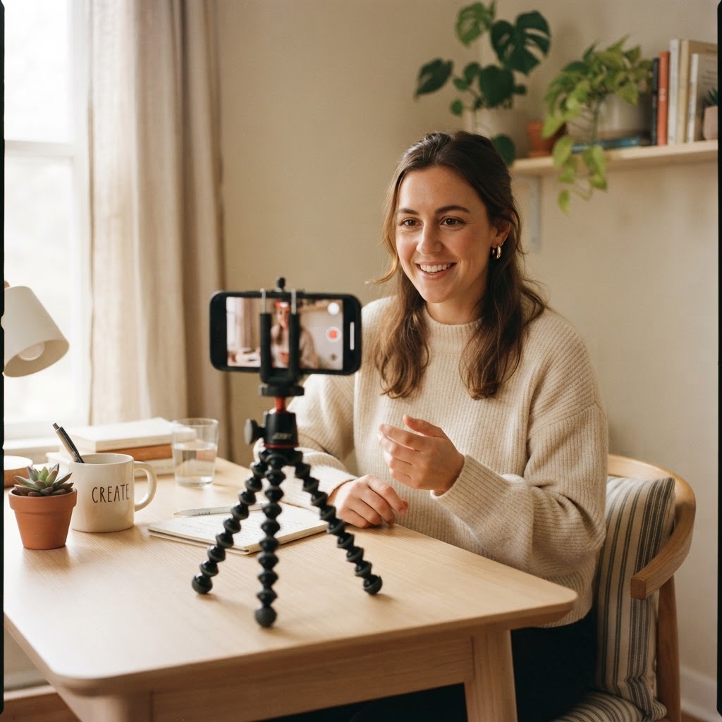 Grabar un video en casa