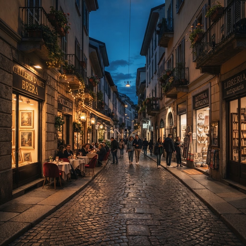 Brera di sera