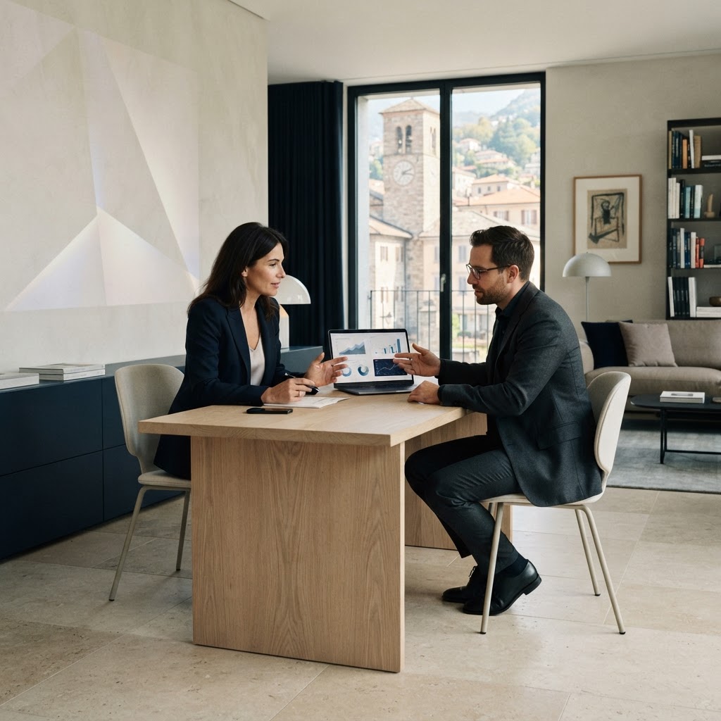 Partner e team operativo definiscono un progetto digitale.