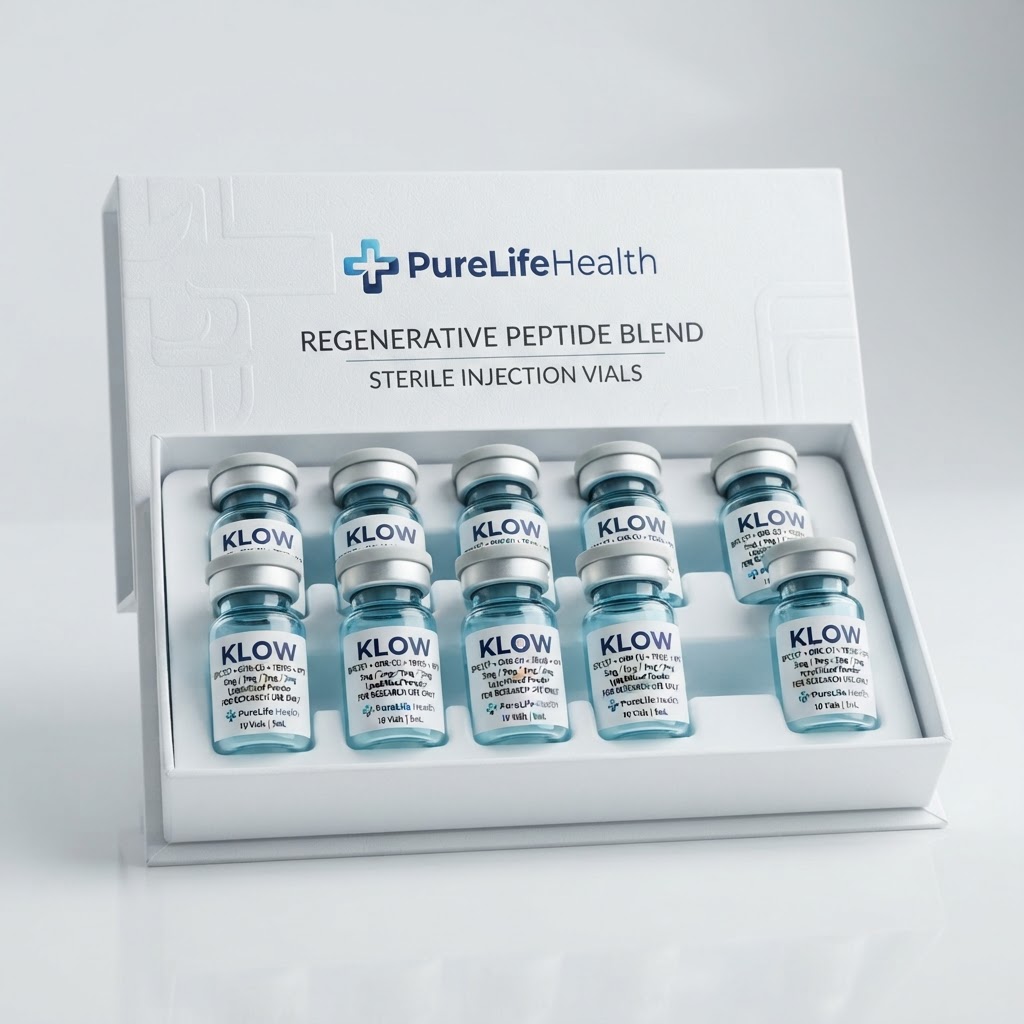KLOW (BPC157 10mg + GHK-CU 50mg + TB500 10mg + KPV)