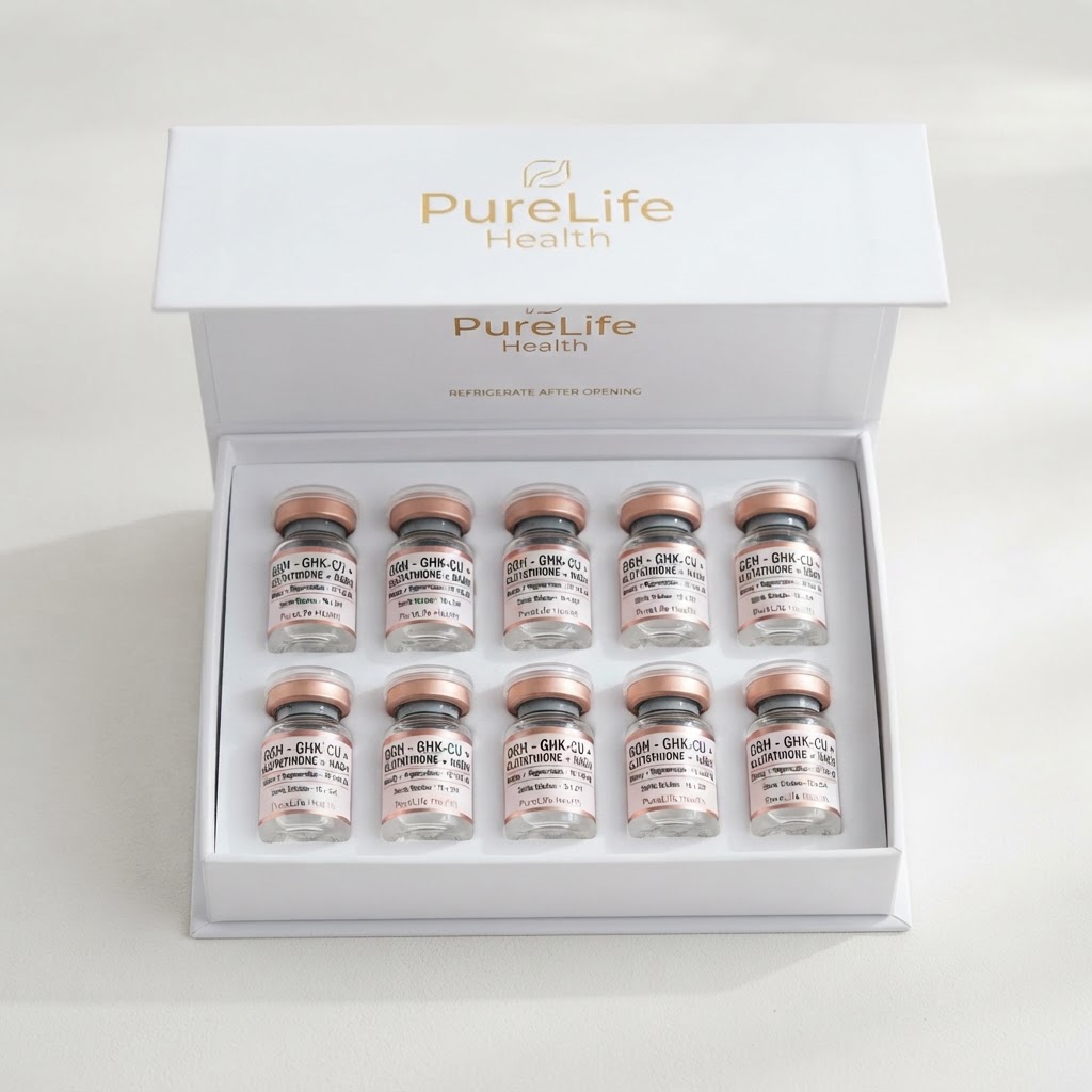 GGH - GHK-CU + GLUTATHIONE + NADH (10-Vial Kit)