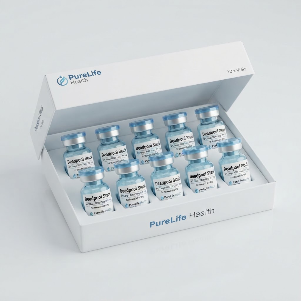 Deadpool Stack BPC 10mg / TB500 10mg / KPV 10mg (10 Vials Per Kit)