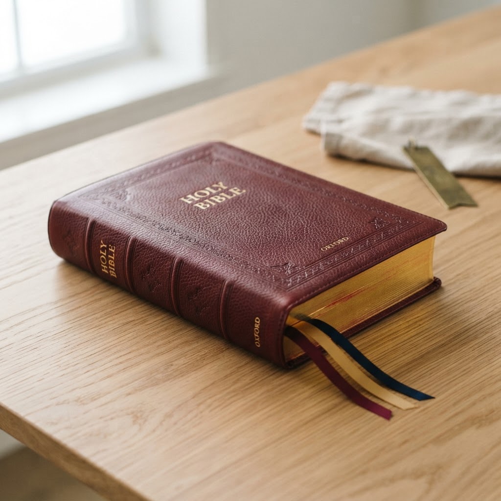 SAMPLE — Oxblood Goatskin ESV (App Store Demo)