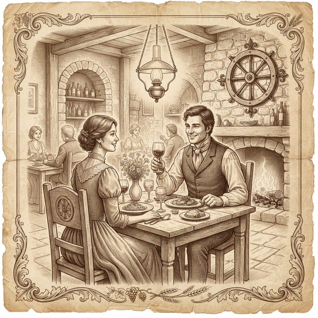 Cena romantica a Marconi: atmosfera e menu a La Ruota