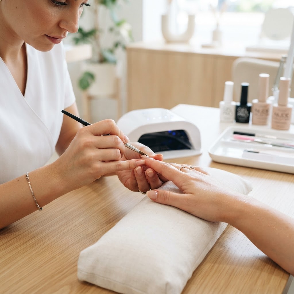 The 'Contact-Angle' Optimization: Eliminating Gel-Polish Pooling in High-Curvature Nail Beds