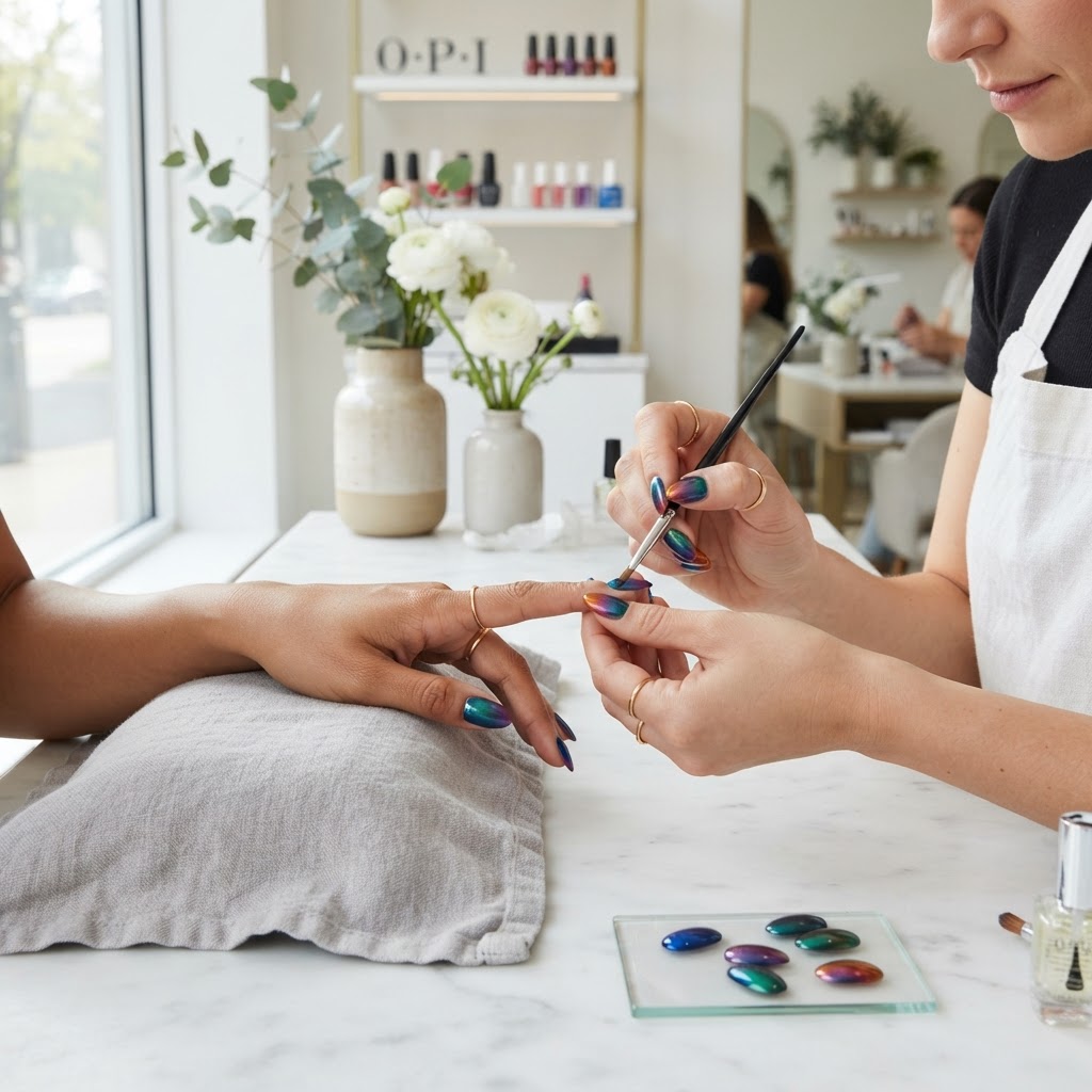 The 'ChromaShift' Technique: Achieving Seamless, Multi-Dimensional Color Transitions on Natural Nails