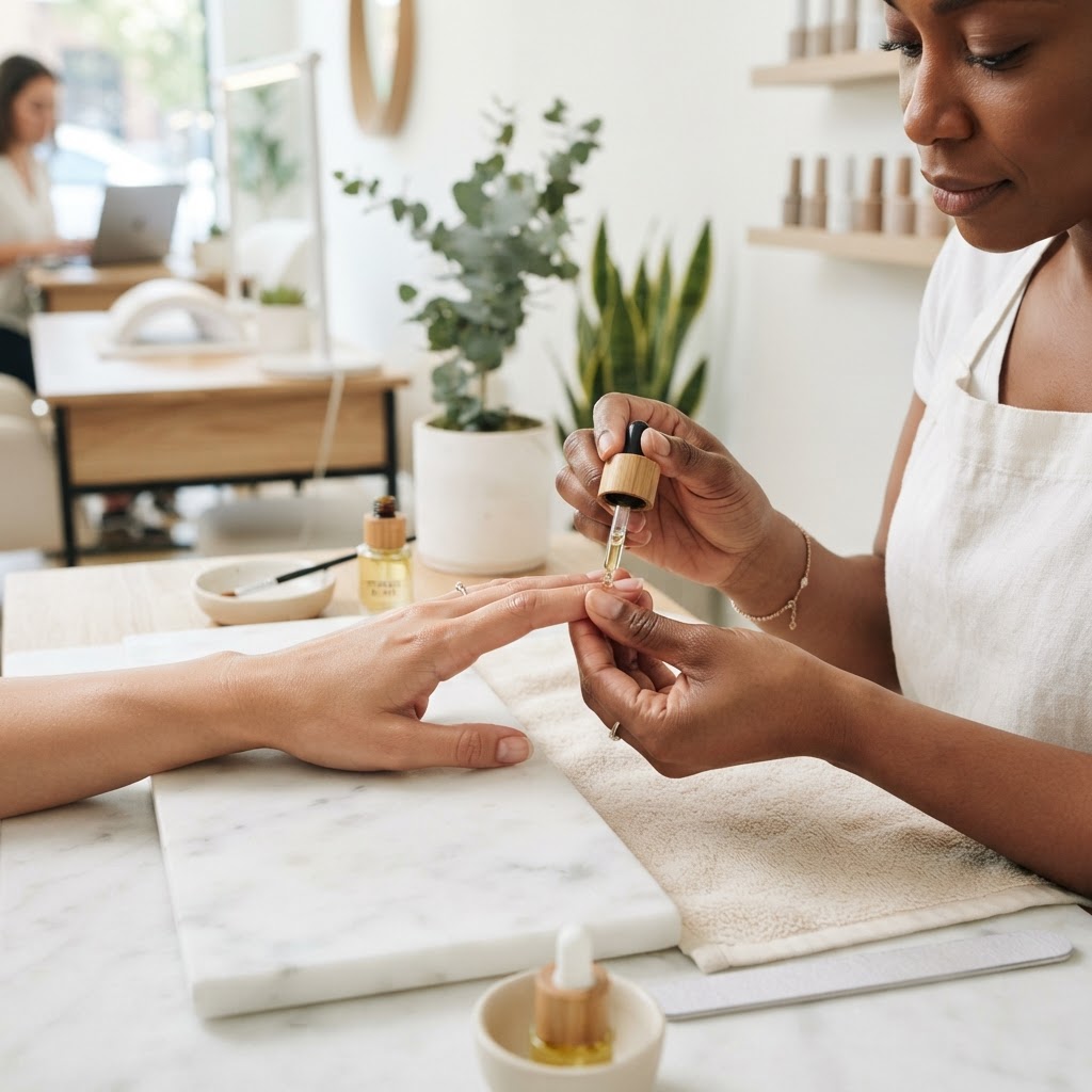 The 'Hydration-Equilibrium' Protocol: Neutralizing Onycholysis in Gel-Extension Clients