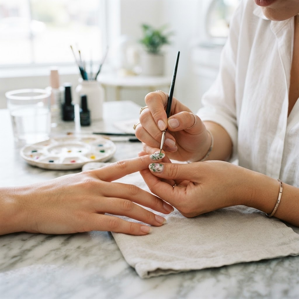 Tactical Micro-Painting: Precision Techniques for Miniature Botanical Art on Nails
