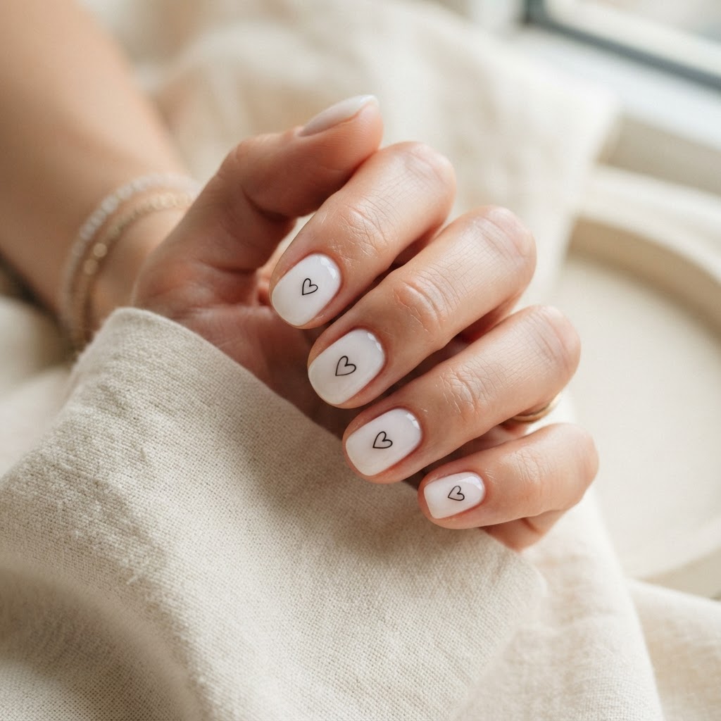 AI-generated Minimal nail design