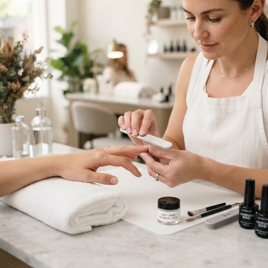 The 'Contact-Surface' Calibration: Engineering Product Adhesion for Oily Nail Plates