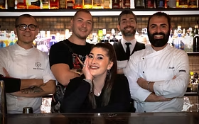 Team Städlin dietro il bancone