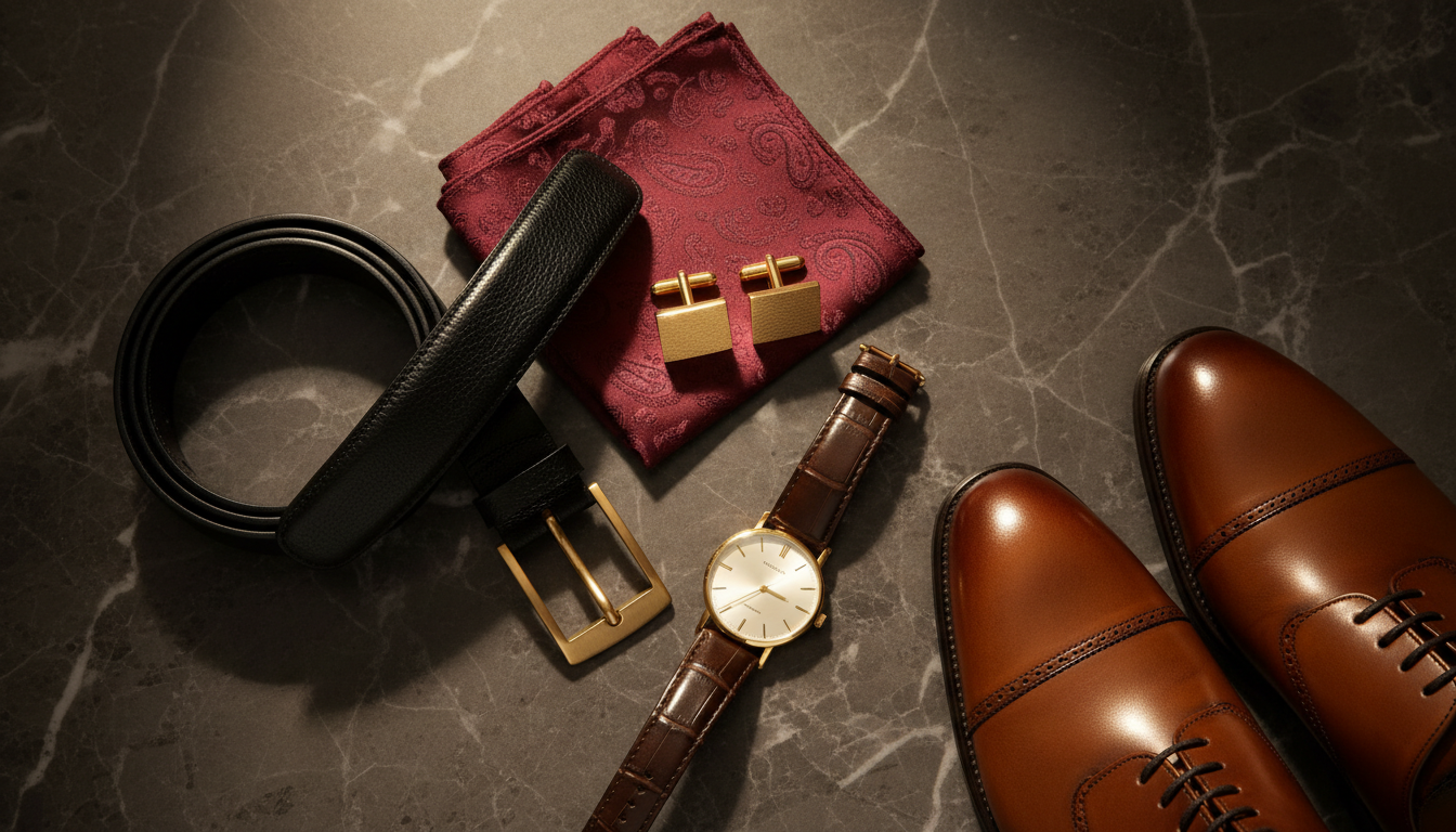 Luxury men's fashion accessories at Estep's The Nu Look