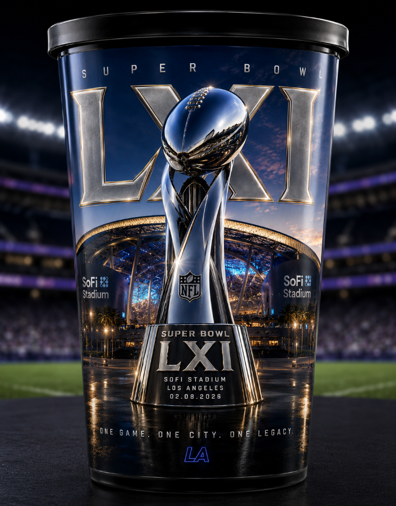 Super Bowl LXI Commemorative Cup
