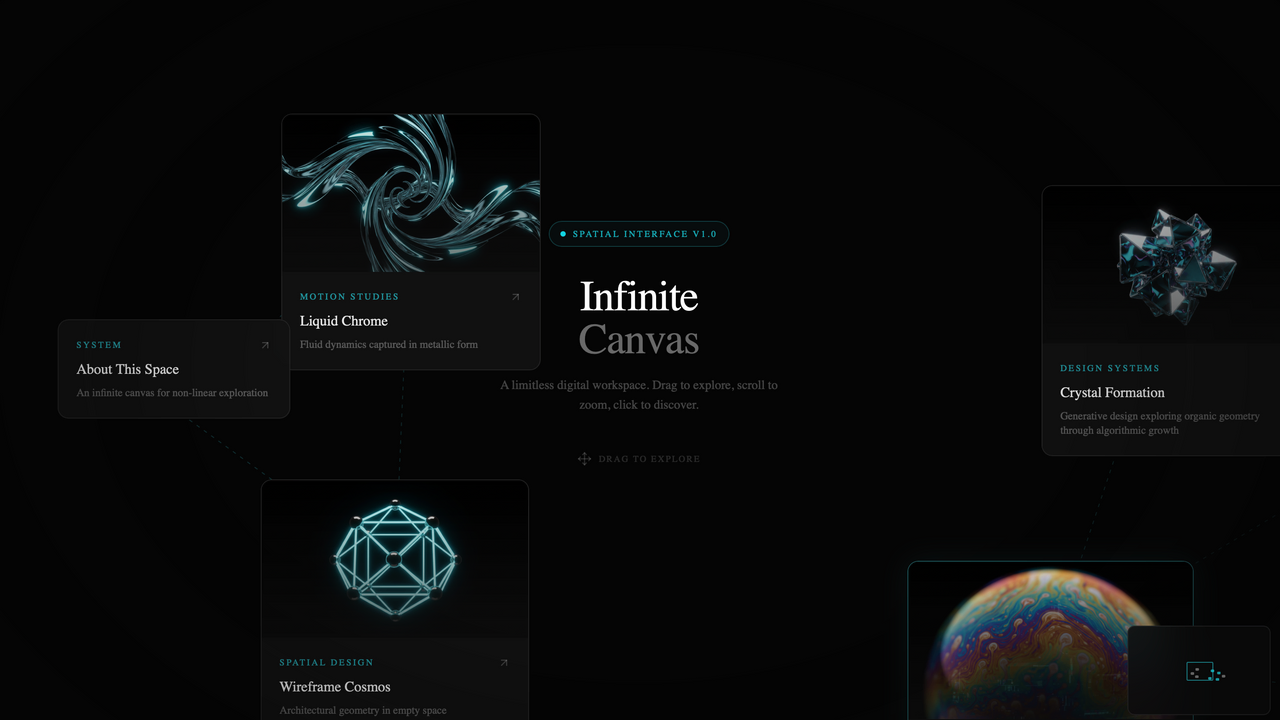 Infinite Canvas.  template preview