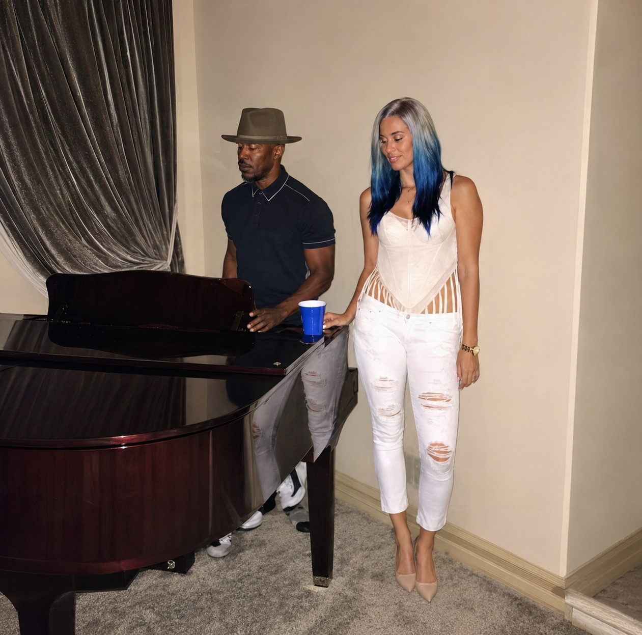 With Jamie Foxx