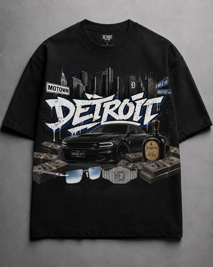 Greedy City Detroit Tee