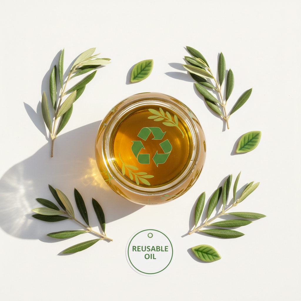 Recolección y reciclaje de aceite de cocina usado